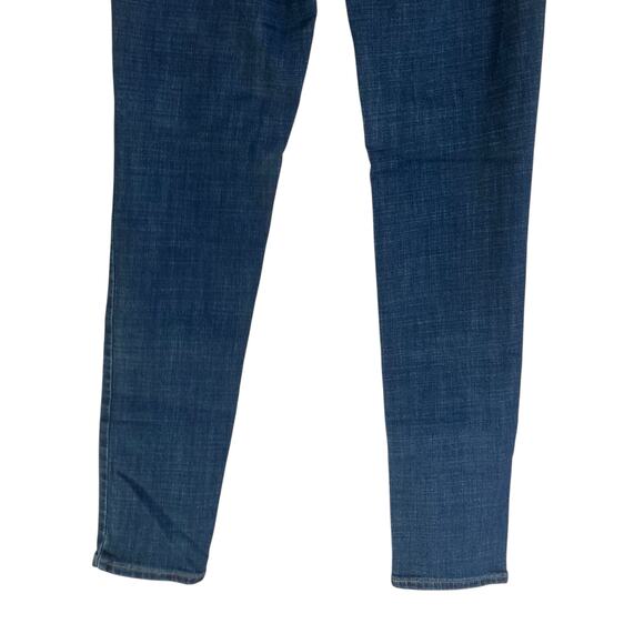 Levis 721 Blue Story High Rise Skinny Dark Wash Tailored Stretchy Jeans Size 29 - Picture 12 of 15